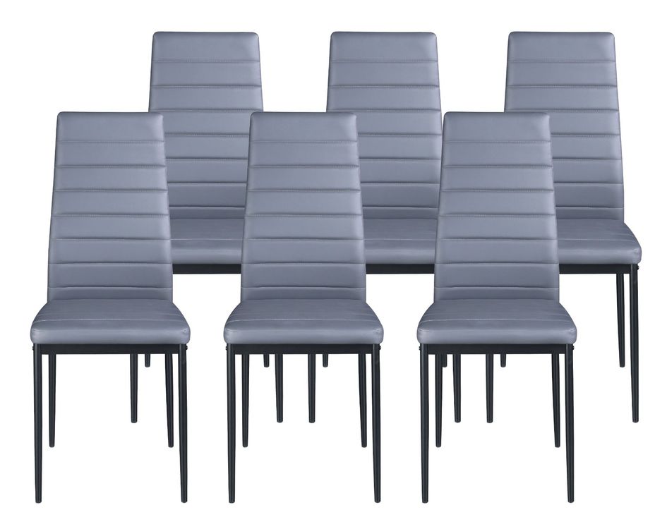 Esszimmerstuhle 6er Set Leder