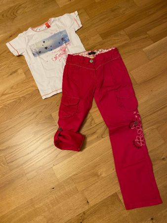 CATIMINI Hose Gr. 8/126 T-Shirt ESPRIT Gr. 116