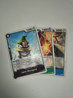 One Piece Sammelkarten Set 3 Stück guter Zustand