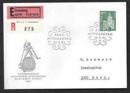 Exprès FDC 425 Liestal ET 14.9.1964