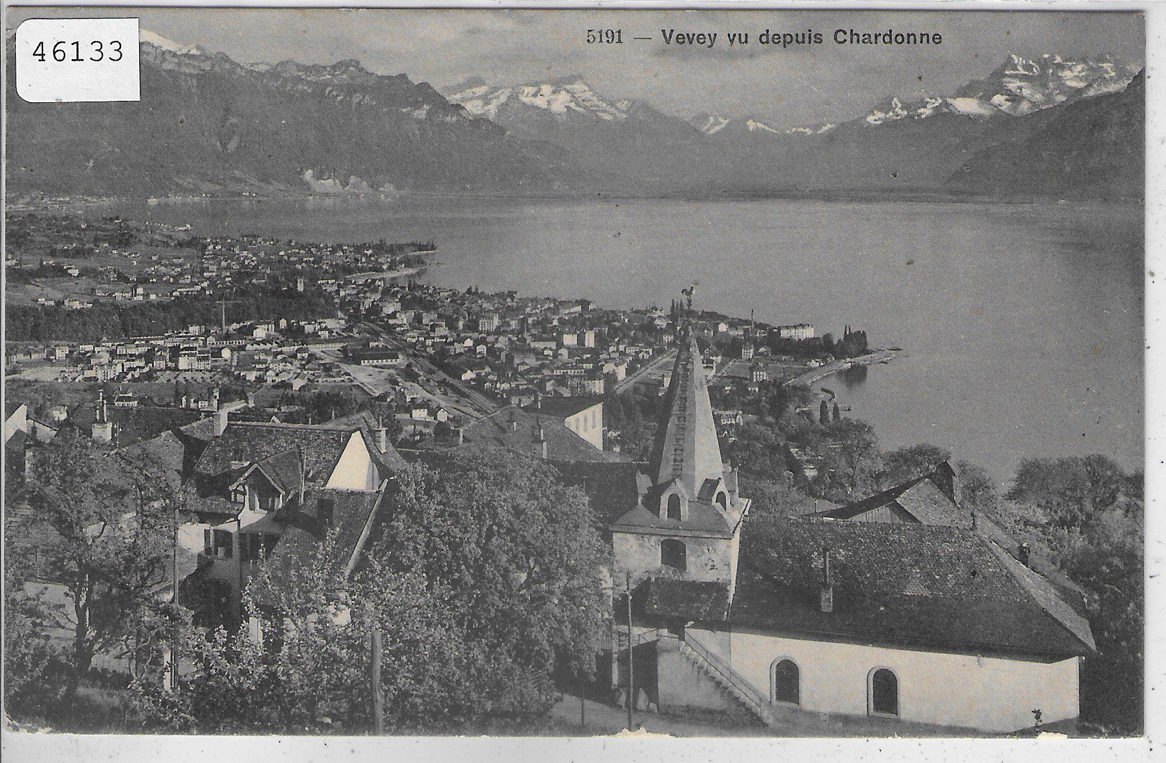 Cartoline postali: Vevey vu depuis Chardonne – Usato da Ettingen venduto da Kartenplanet