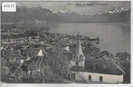 Vevey vu depuis Chardonne
