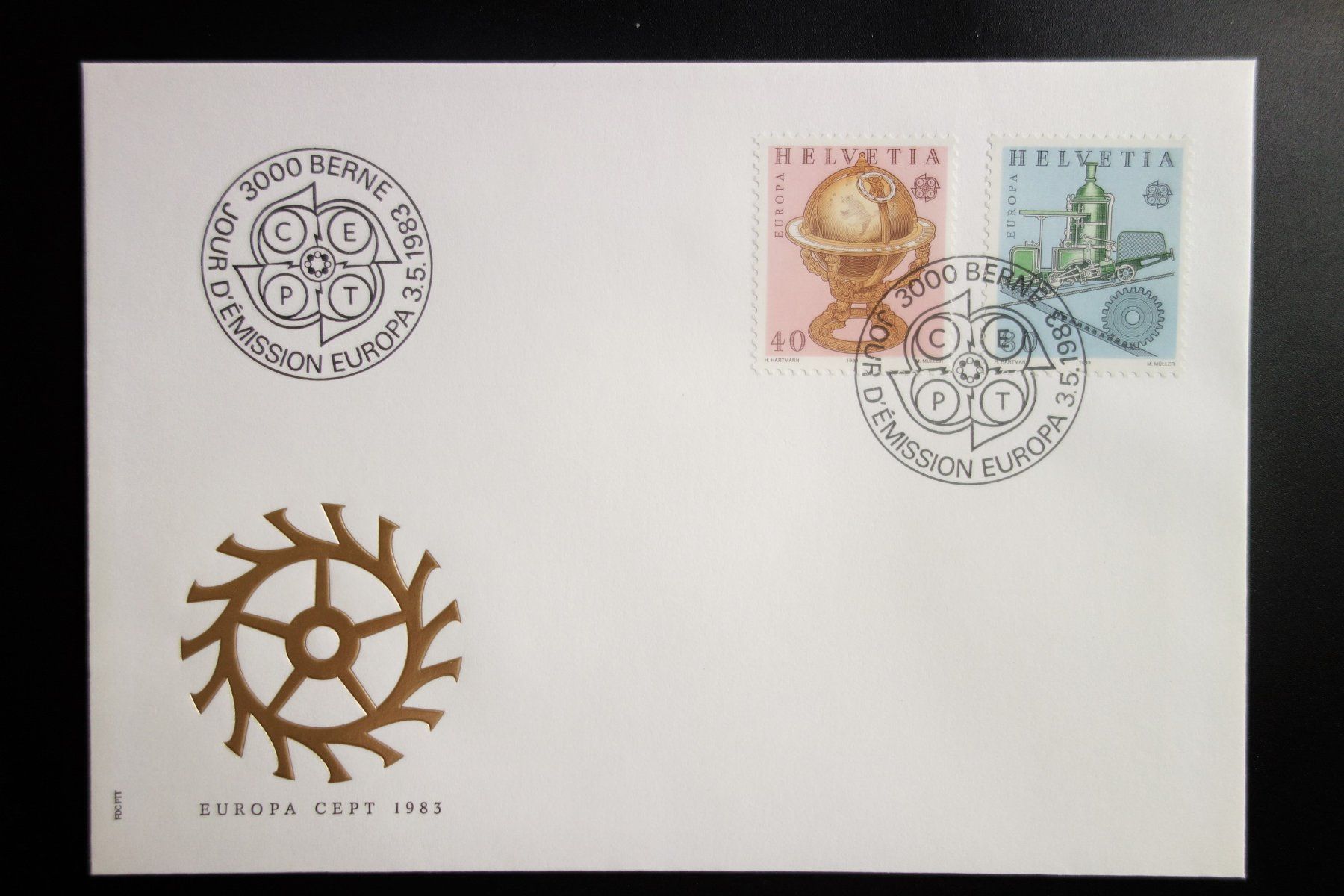 Alle Briefmarken: 1983 FDC Europamarken – Gebraucht aus Mettmenstetten von Sutasso