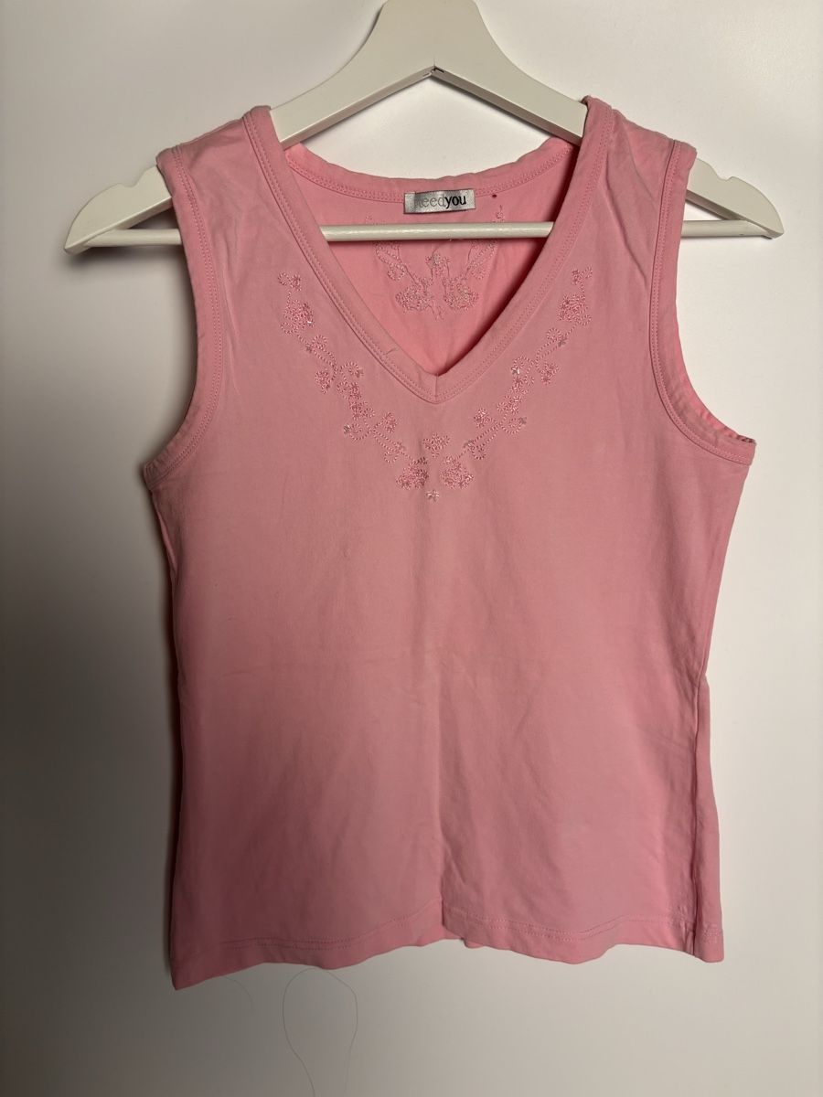 Top: vintage 2000s sequin tank top – Usato da Leissigen venduto da lamooniade 2