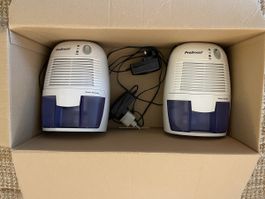 2 Luftentfeuchter Pro Breeze Set weiss gebraucht