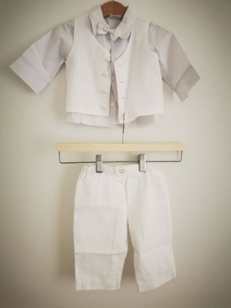 Festtagskleidung Anzug ( Taufe, Hochzeit) Weiss Grösse 68