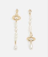 Vivienne Westwood Boucles d'oreilles Perle, Élégant ✨