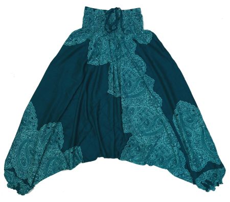 Luftige Pumphose Sarouelhose Aladinhose Haremshose Viskose