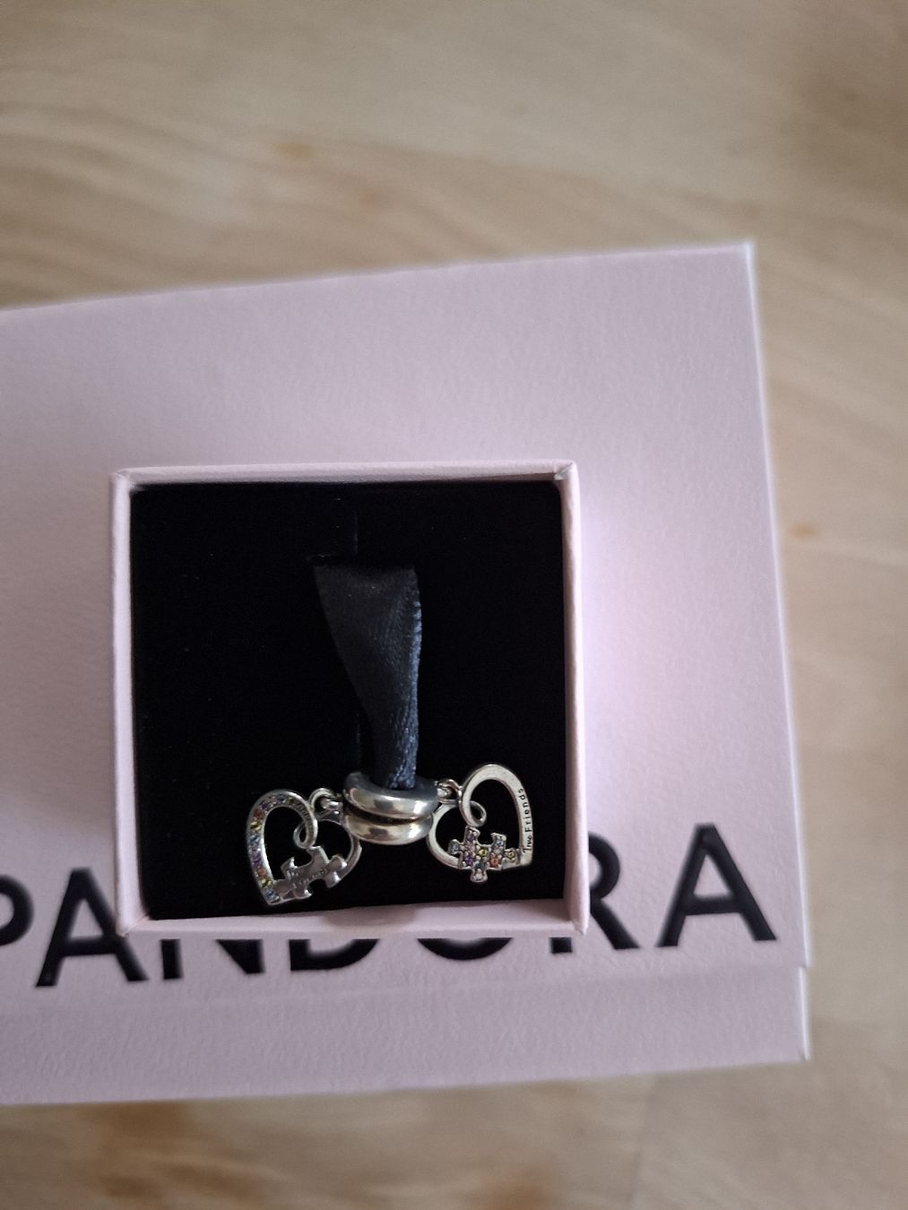 Pandora Ciondoli: Pandora Anhänger 2 Puzzelteil – Nuovo e nell'imballaggio originale da Goldach venduto da Helen2017 2