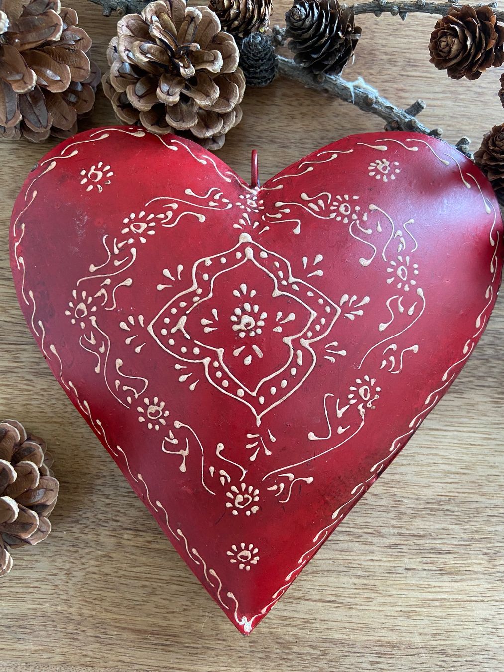 Tutte le decorazioni: Dekoherz rot, Winterdeko, Shabby Chic, L... – Usato da St. Gallen venduto da luzi06 2