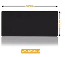 Gaming Mauspad, Schwarz, 900x400x2mm
