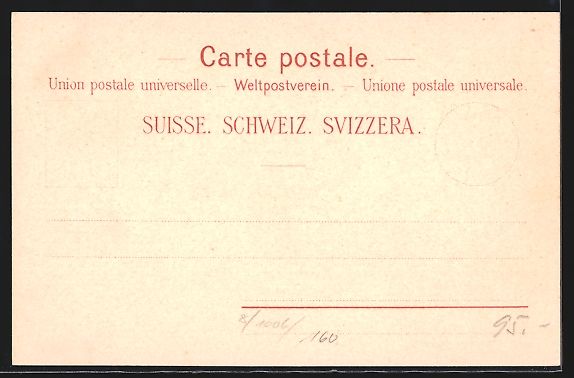 Cartes postales: Litho Brünig, Ortspartien mit dem Bahnh – D'occasion à Berlin par bartko-reher 1