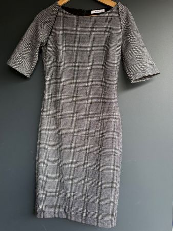 Mango Kleid, Grau/Schwarz, Grösse 36 - Top Zust...