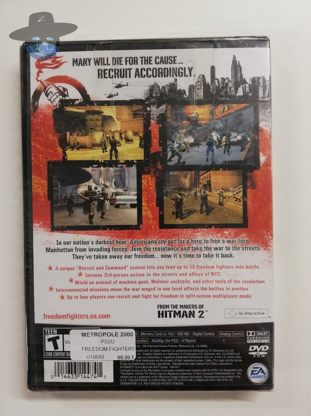 Sony Spiele: Freedom Fighters / USA / PS2 / sealed / NEU – Neu (gemäss Beschreibung) aus St. Gallen von zorro_dc 1