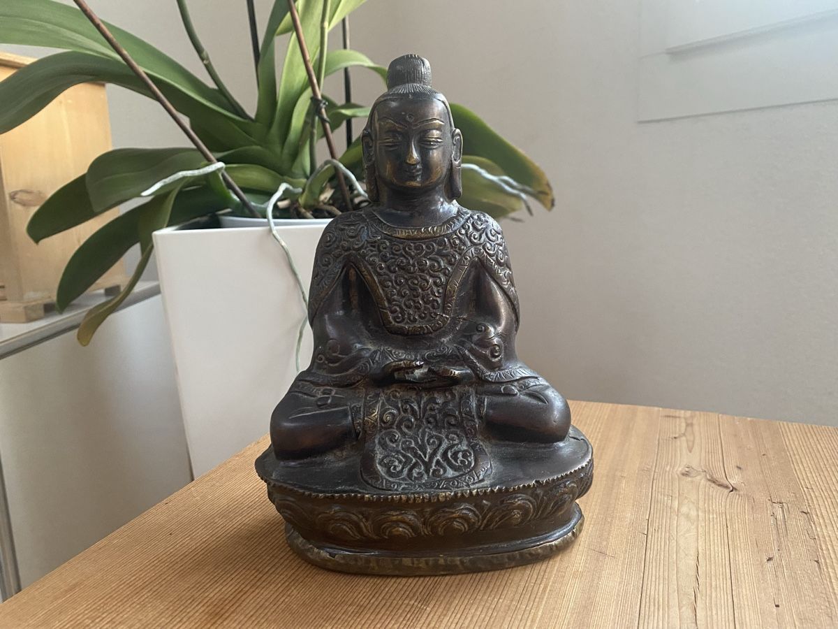 Sculture & Statue: Buddha Figur Bronze Art Deco Antik – Usato da Buochs venduto da H16 1