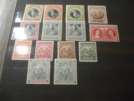 Lot alte Marken Barbados *