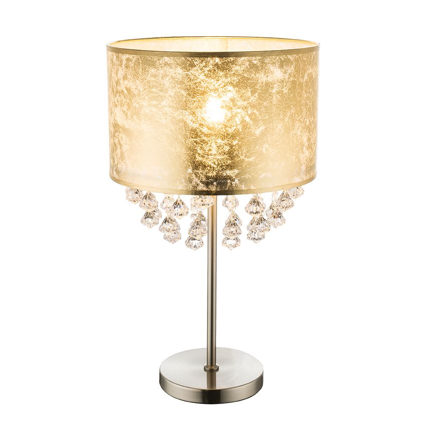 Lampade: Tischleuchte, 56 cm Höhe, Stoffschirm – Nuovo (secondo la descrizione) da Kreuzlingen venduto da Smart-Light 4
