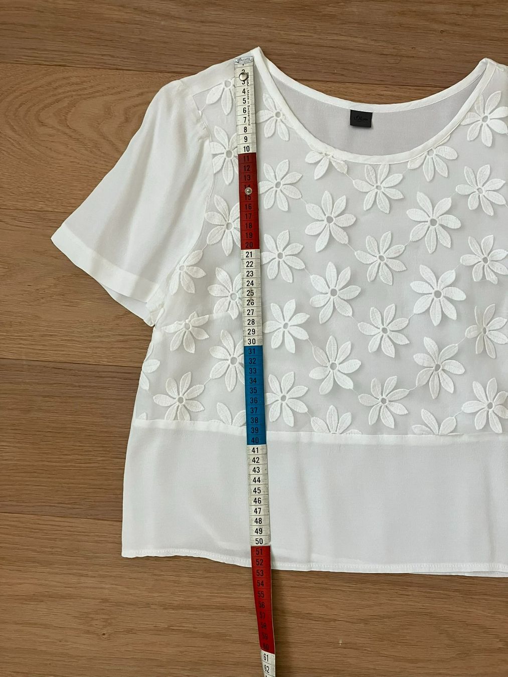 Blusen: sommerliche Bluse - Kurzarm - s'Oliver – Gebraucht aus Weinfelden von Esche1 1