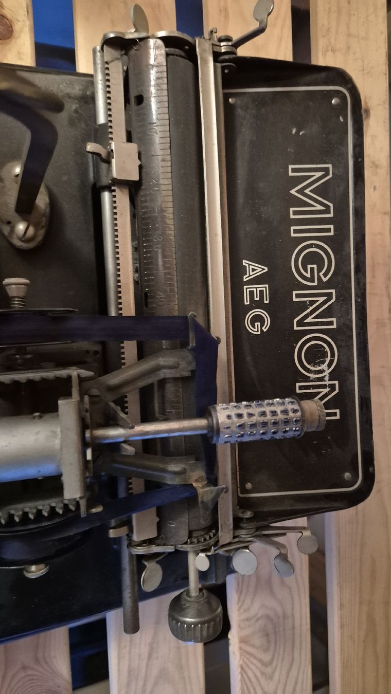 Machines à écrire: Mignon Antik schreibmaschine – D'occasion à Rämismühle par beni0010 2