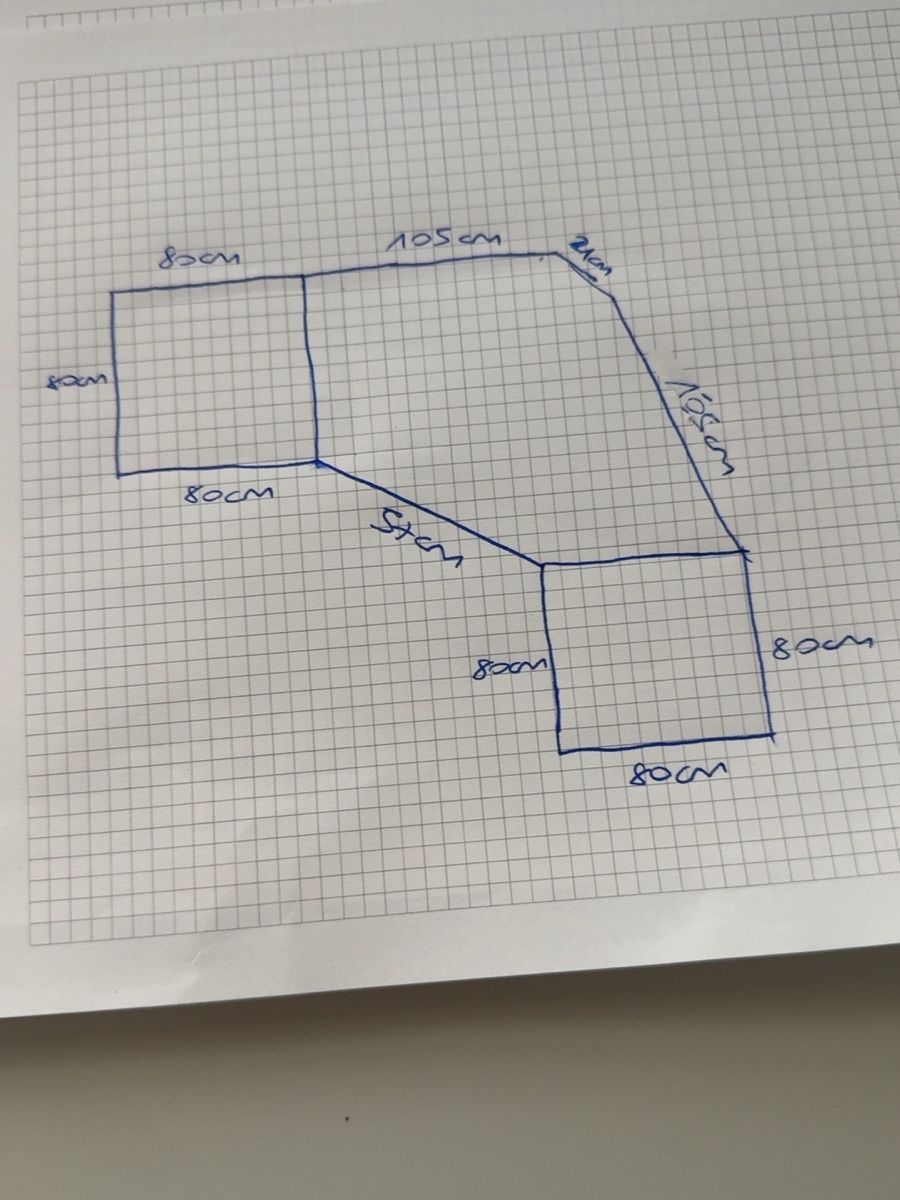 Bureaux: Bürotisch L-Form gebraucht – D'occasion à Eglisau par deb12 3