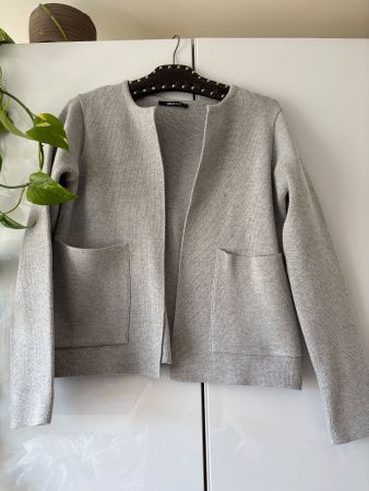 GINA TRICOT graue Strickjacke Gr. XS (passt mind. S)
