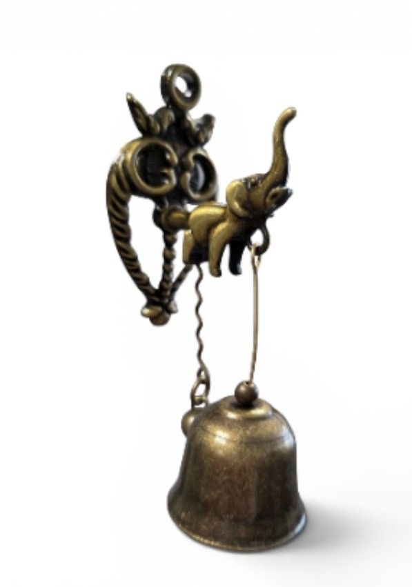 Campanacci mucche: cloche en bronze avec elephant – Nuovo e nell'imballaggio originale da Vernier venduto da 19pigments