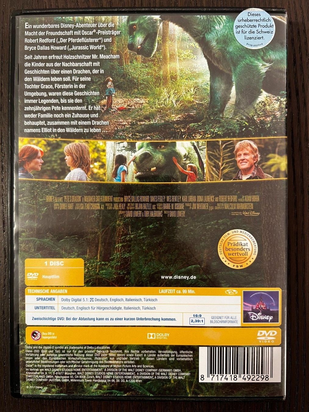 Tutti i DVDs: Elliot, der Drache – Usato da Zürich venduto da FilmFreunde 1