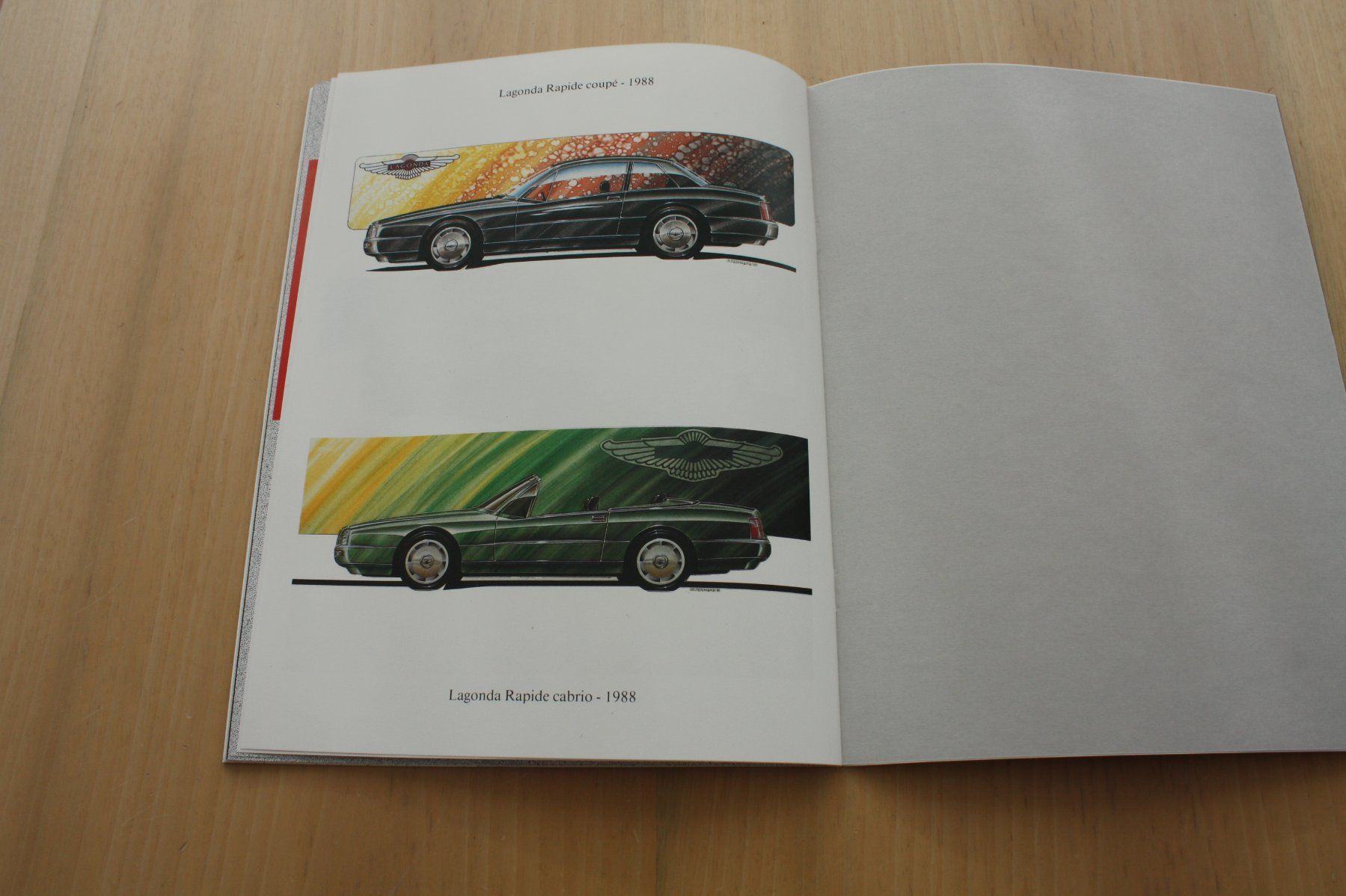 Documenti: Zagato Prospekt "Le Auto Disegnate" - 1988 – Usato da Wikon venduto da erwin400 9