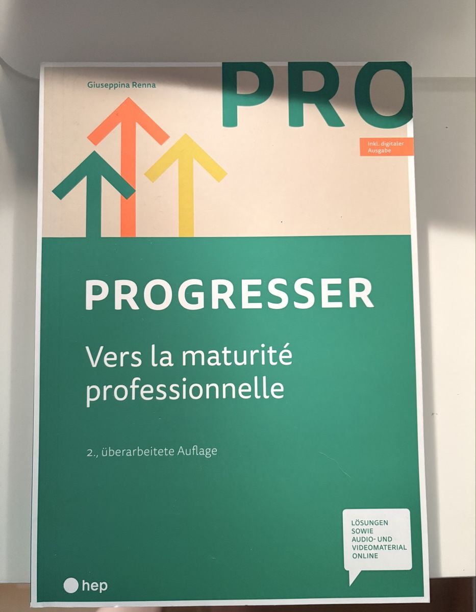Libri: Progresser Vers la maturité professionnelle neu 2025 – Usato da Mümliswil venduto da hes_mhn8