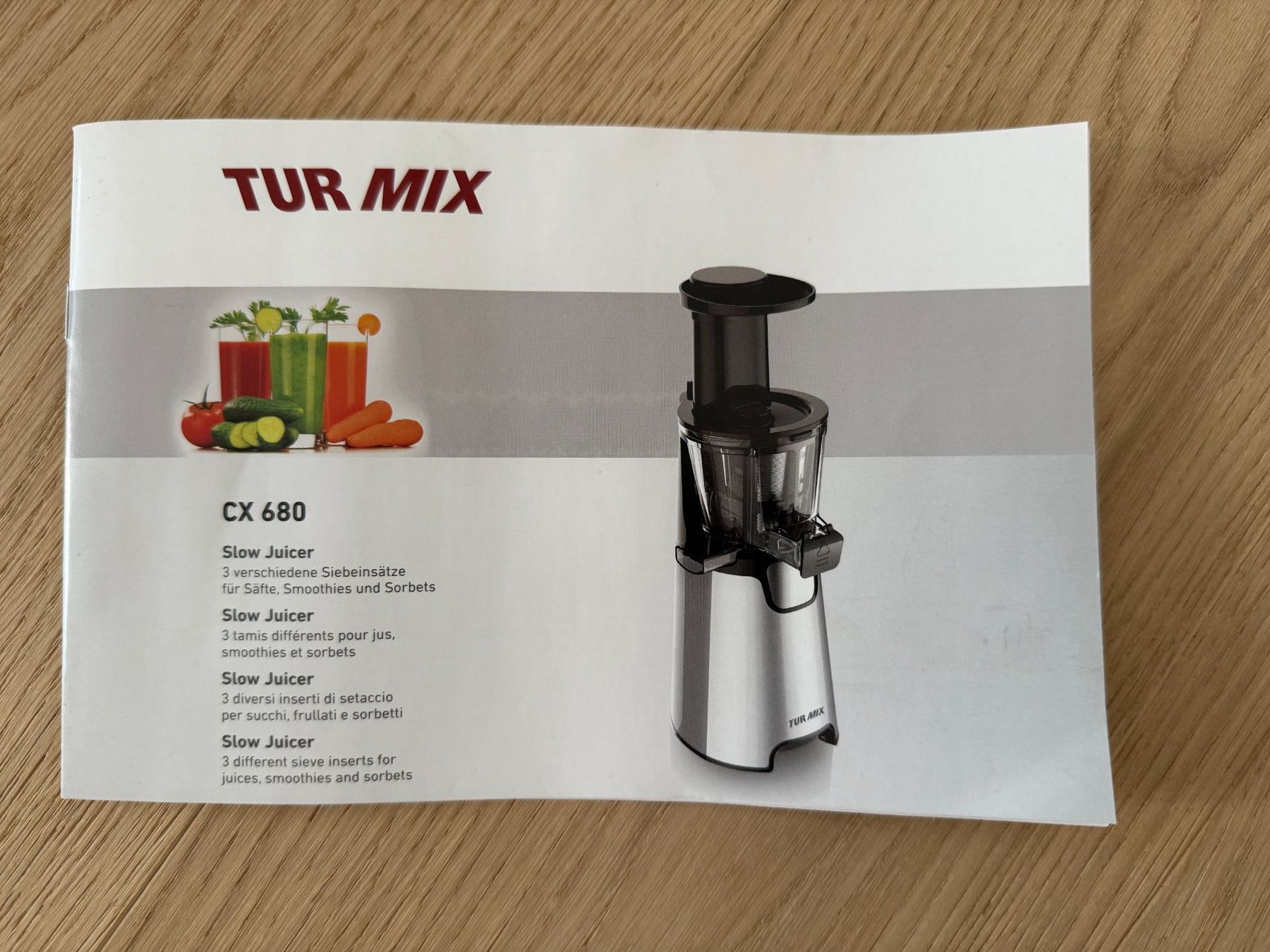 Turmix Elettrodomestici da cucina: Turmix Slow Juicer CX680 – Usato da Küsnacht ZH venduto da Peter_pan6