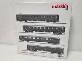 Märklin H0 Schnellzugwagen-Set Epoche III Art 43228