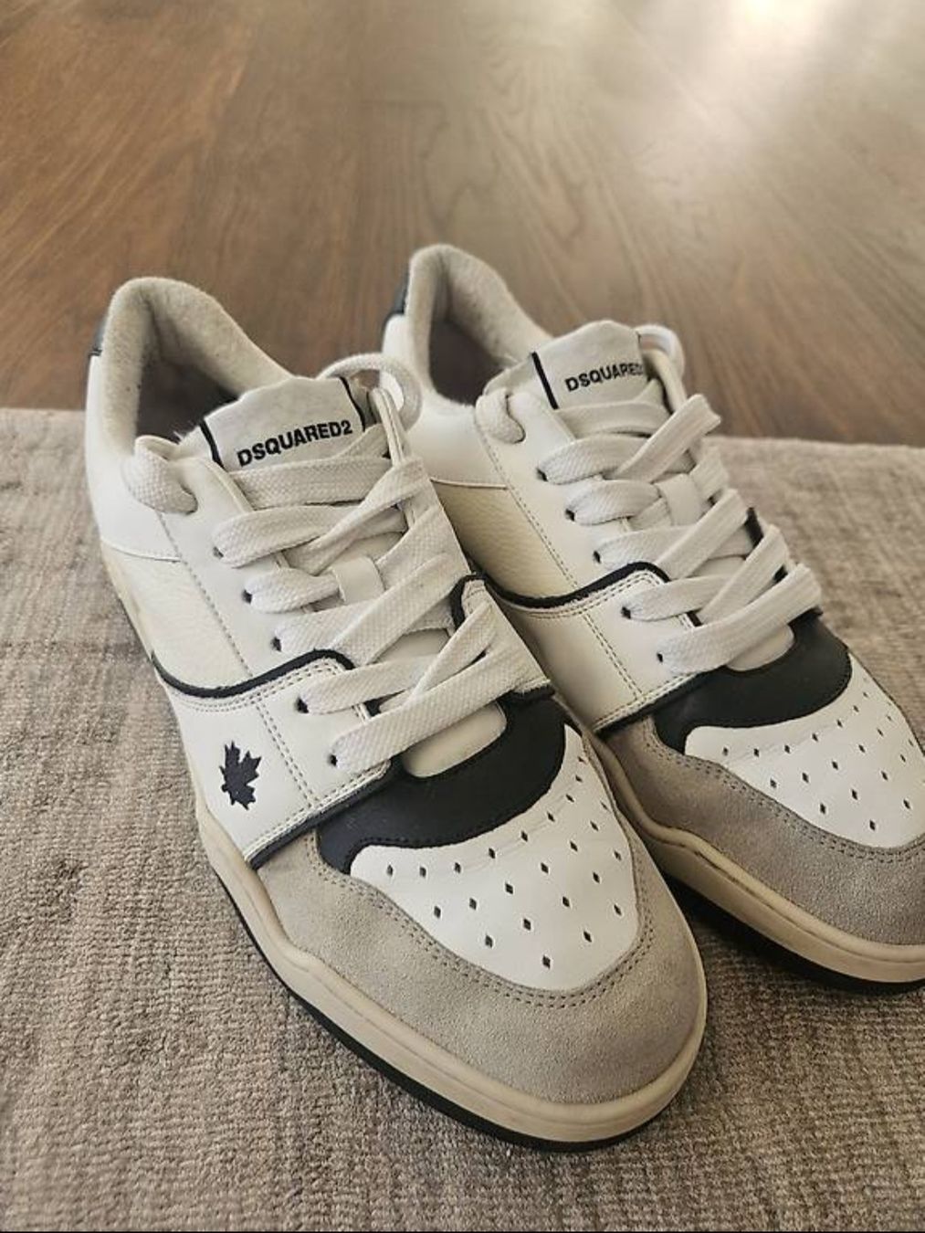 Dsquared2 Scarpe da uomo: DSQUARED2 Spiker Sneakers aus Leder – Usato da Aesch ZH venduto da Chrizz7 1
