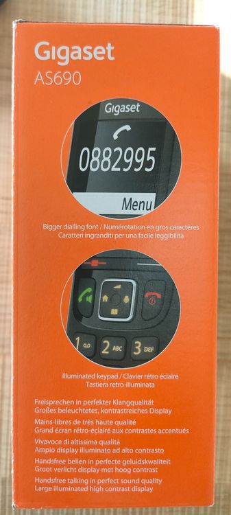 Gigaset R700H PRO Téléphone analog/dect Noir - 80045