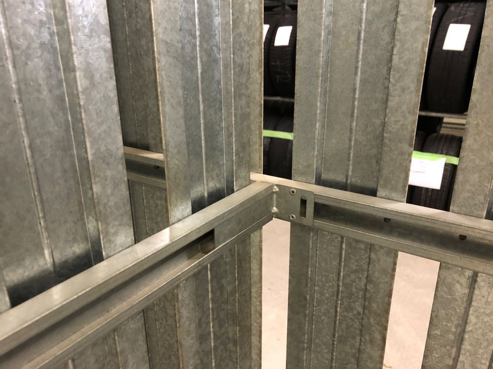 Keller Trennwände / Kellerabteile aus Metall Systemtrennwand Kaufen