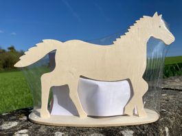 Holz Briefständer Serviettenhalter zum selber anmalen/kleben