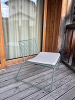 Stuhl Metall, indoor und outdoor, Farbe mint, guter Zustand