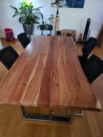 Massivholz Esstisch mit 4 Stühle