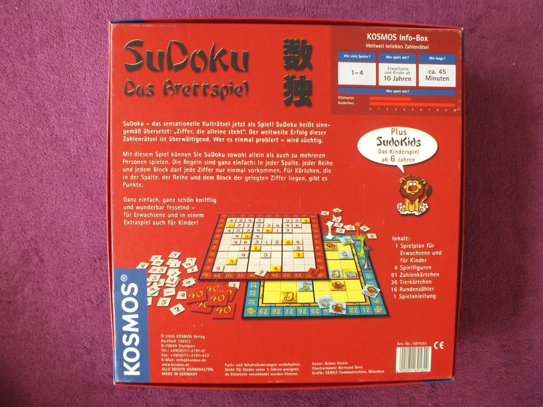 Giochi: Kosmos Spiel - SoDuko Das Brettspiel – Usato da Müllheim Dorf venduto da Seeeule01 7