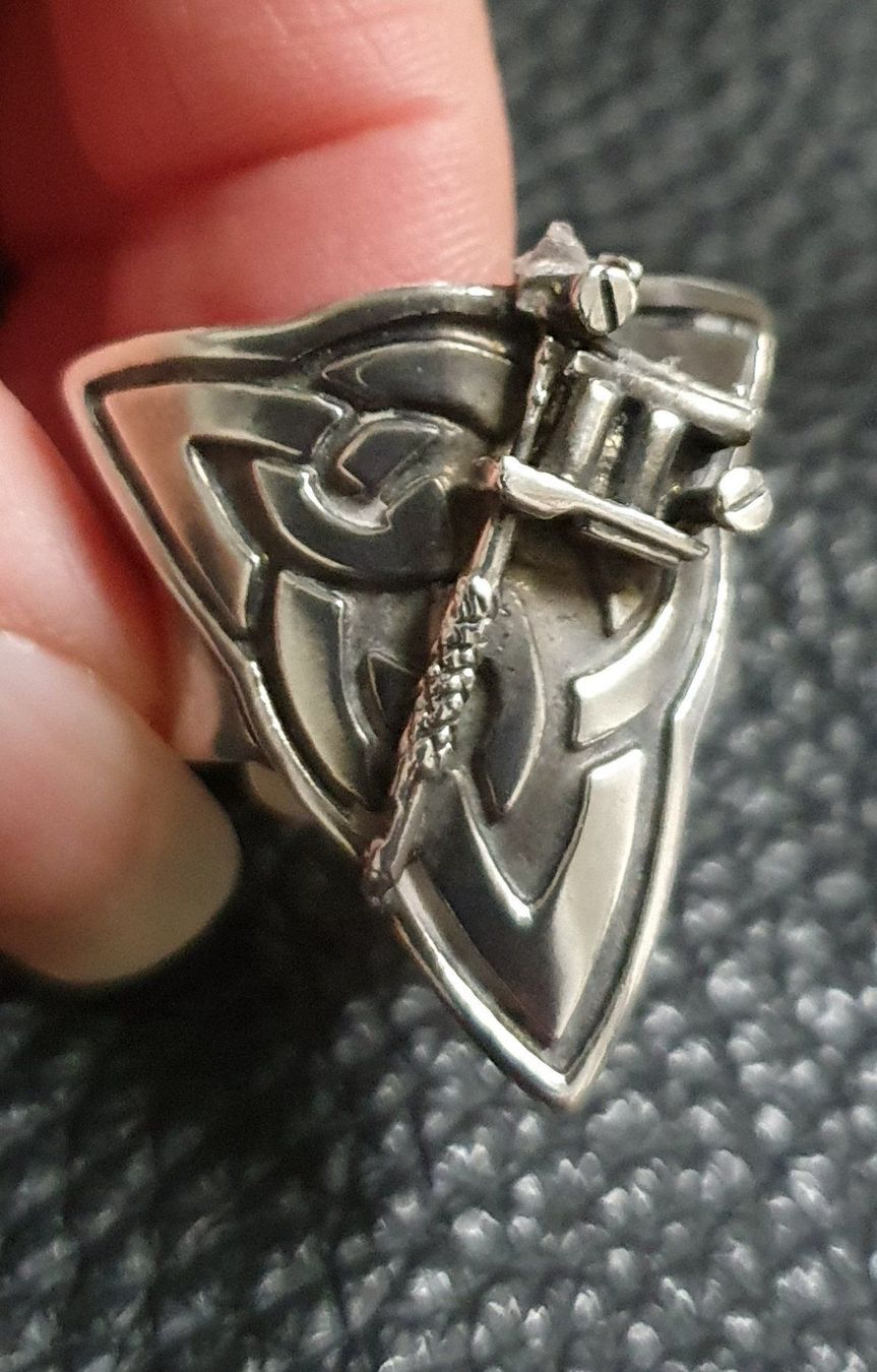 Anelli: Neu: Tribal Tattoo - Ring / 925 Silber / Gr. 62 – Nuovo (secondo la descrizione) da Muri AG venduto da Edlerweiss-Schwarz 3