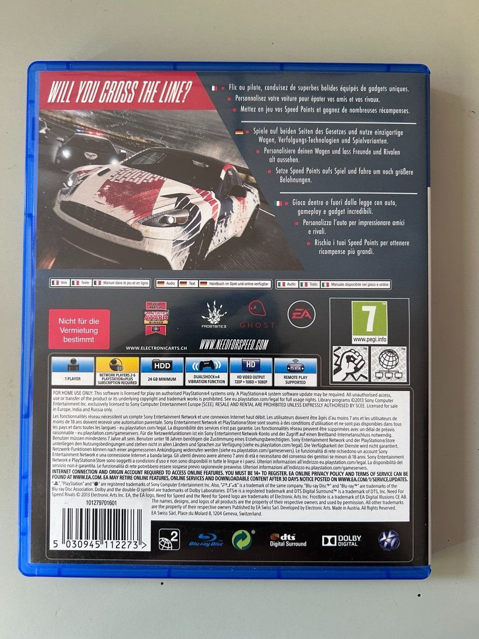 Sony Jeux: Need for Speed Rivals per PlayStation 4 – D'occasion à Giubiasco par LorisVale 1