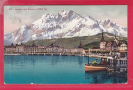 LUZERN MIT PILATUS (2132m), 12.3.1911