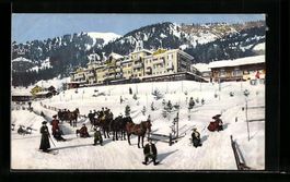 AK Adelboden, Grand Hotel im Winter