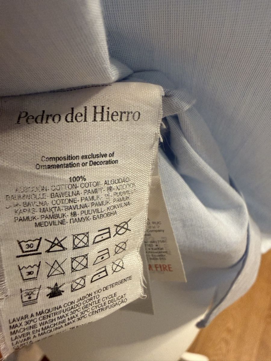 Camicette: Damen Bluse Pedro del Hierro hellblau  – Usato da Stettlen venduto da Beauty-19 6