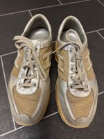 Original HOGAN Interactive Sneaker - Silber/Beige Gr 34- 35