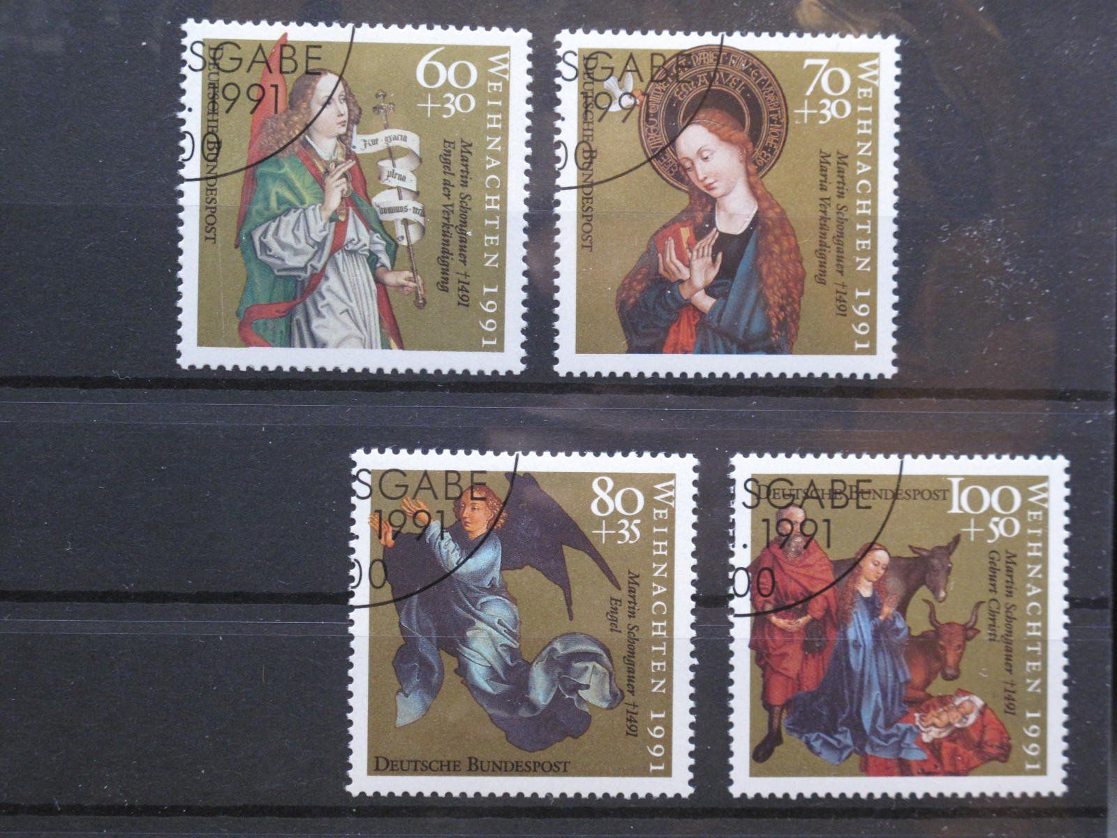 Tutti i francobolli: BRD 1991 Weihnachten gest – Usato da Wil SG venduto da fva01