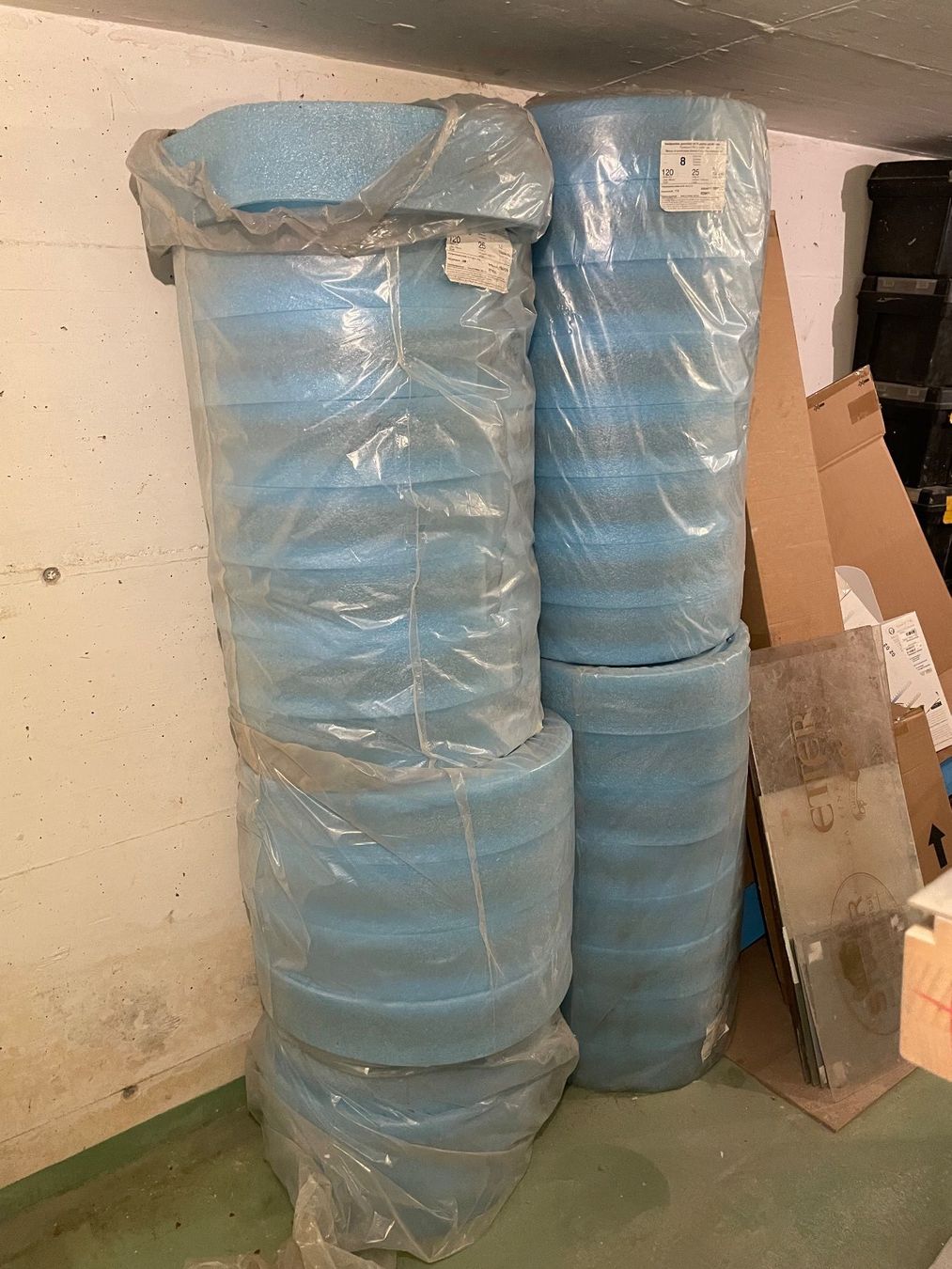 Dekobänder: Isolationsmaterial Randstreifen, pro Packung 8 Rollen x 25m – Neu (gemäss Beschreibung) aus Holderbank SO von ann_lg6r