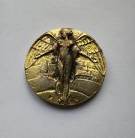 Schützenmedaille Sempacherschiessen vergoldet