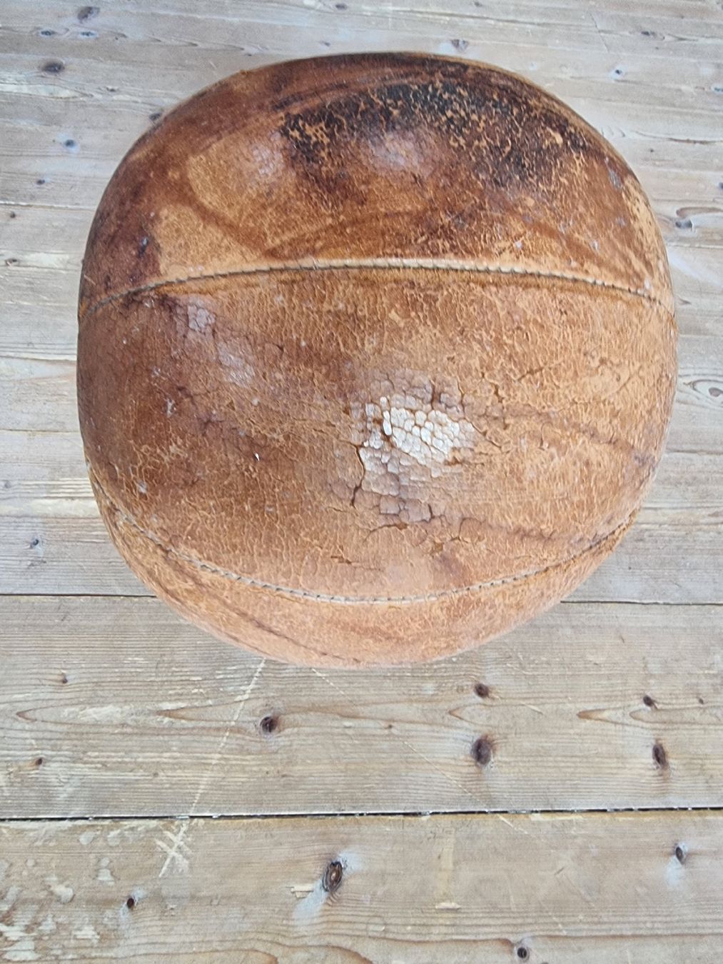 Alder+Eisenhut Palloni: Medizinball Leder antik – Usato da Nidau venduto da Wertas2