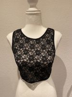 Schönes neue Summer Top/Bustier, schwarz, Spitze, Gr. M