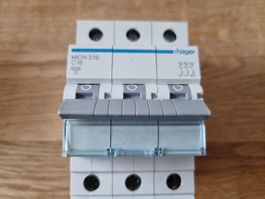 Sicherung Hager LS C16A MCN 316